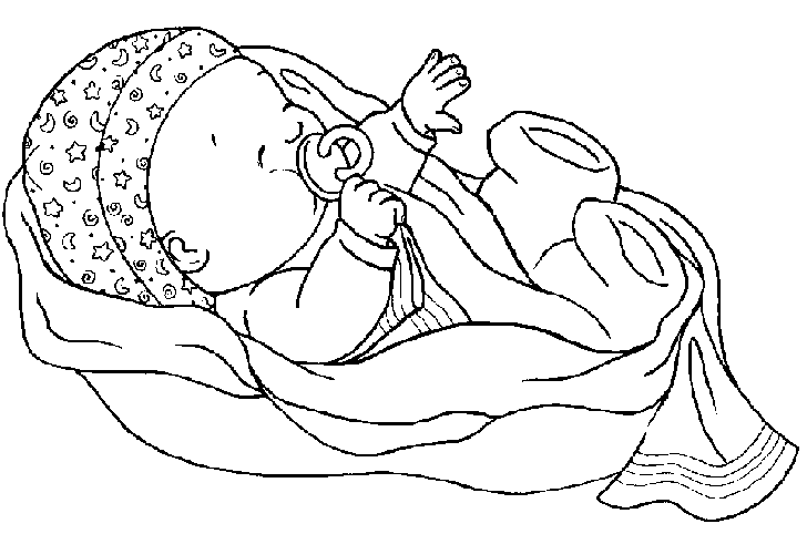 Malvorlage - Baby malvorlagen 7