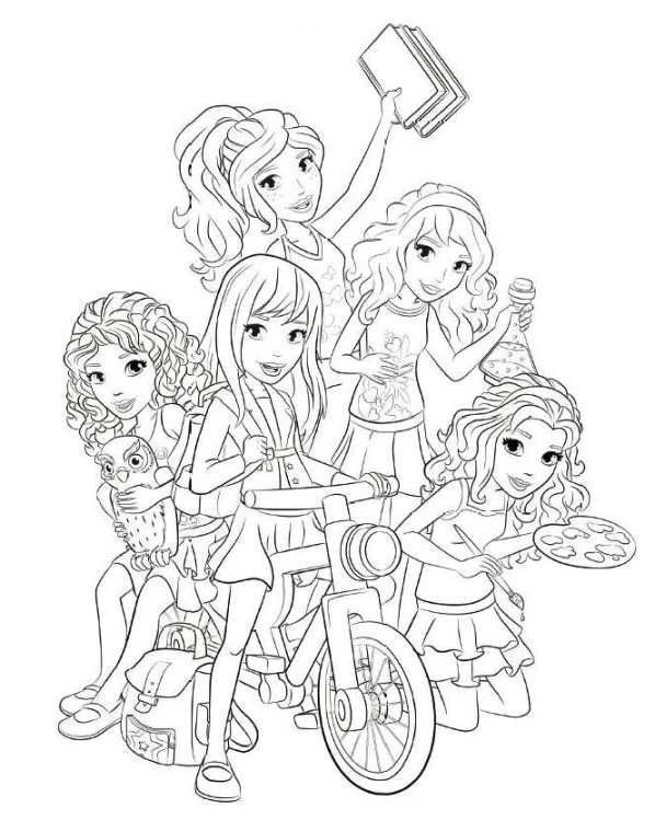 Lego Friends Ausmalbilder Animaatjes De