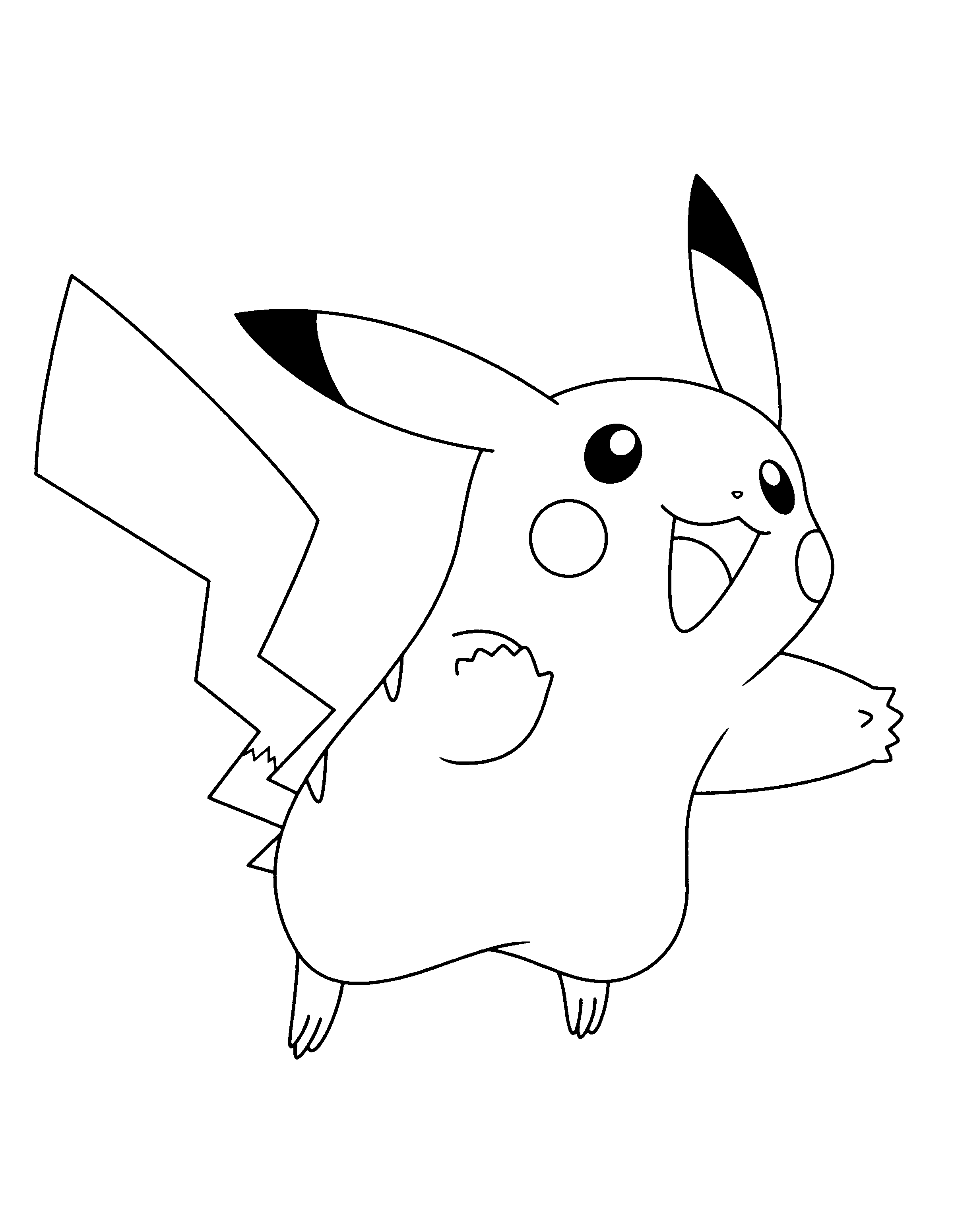 pikachu ausmalbilder von pokémon  malvorlagen