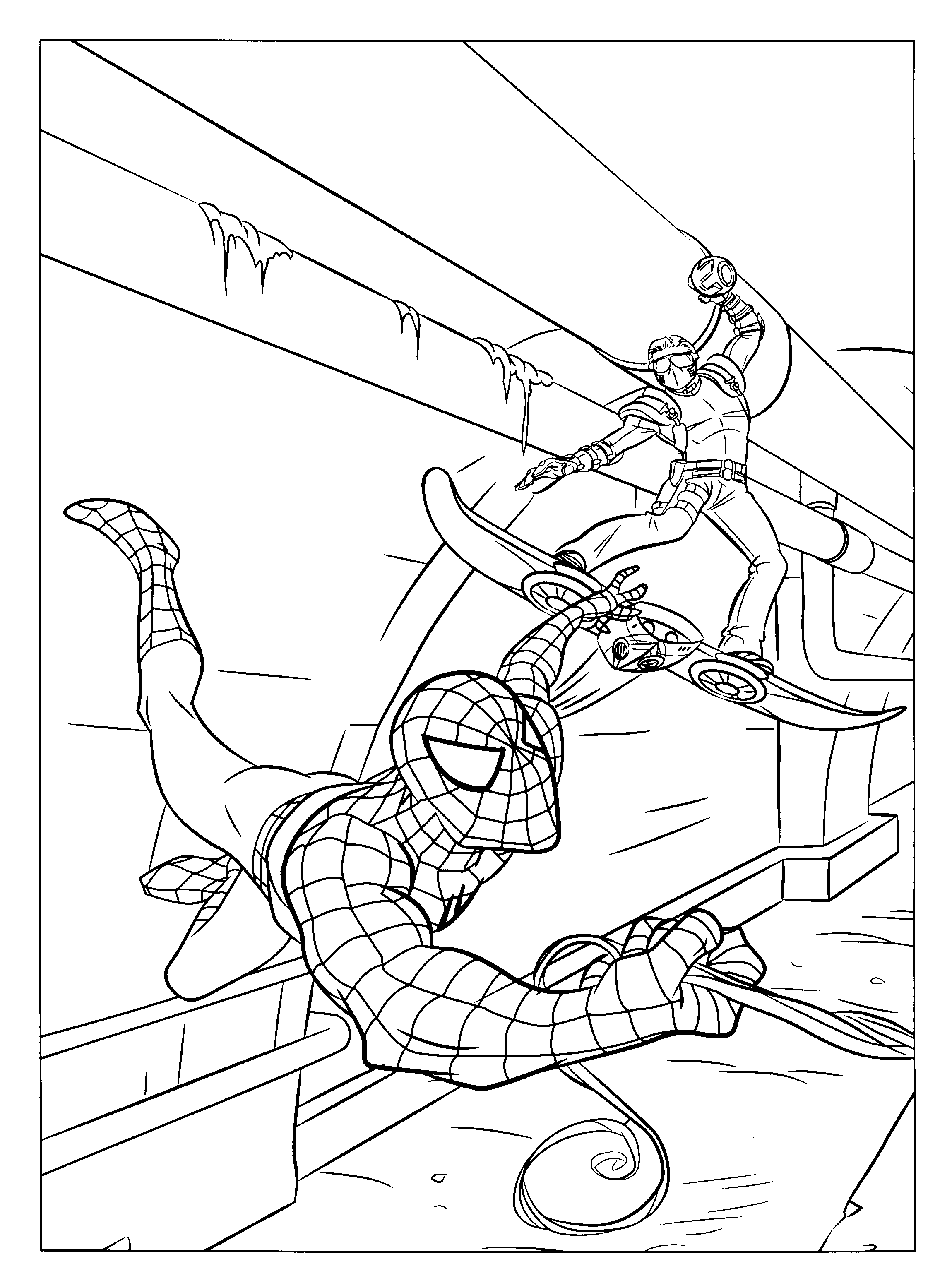 spiderman 3 ausmalbilder  animaatjesde