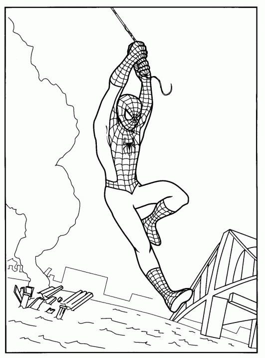 Malvorlage - Spiderman malvorlagen 60