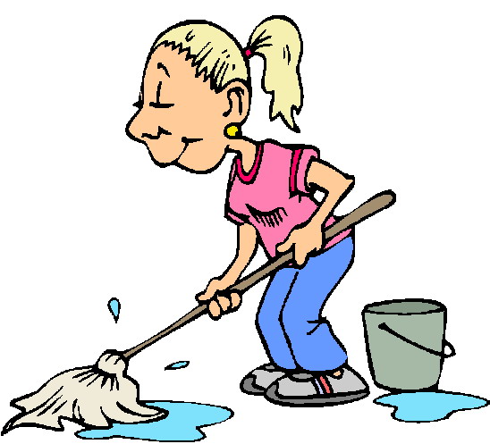 woman cleaning house clipart - photo #33