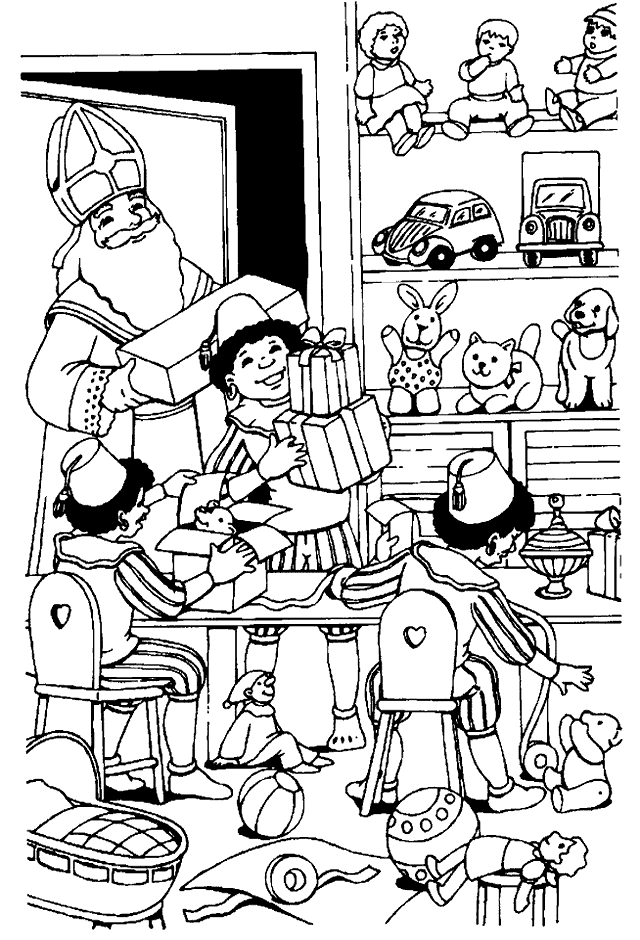Sankt nikolaus Malvorlagen