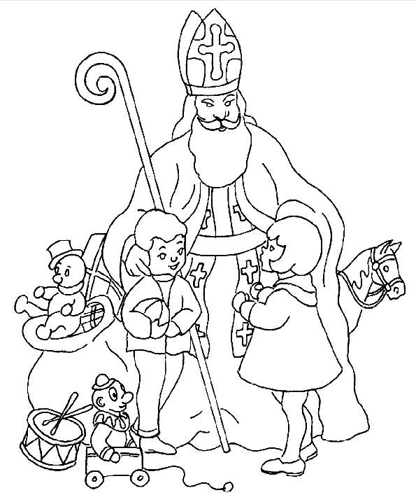 Malvorlage - Sankt nikolaus malvorlagen 5