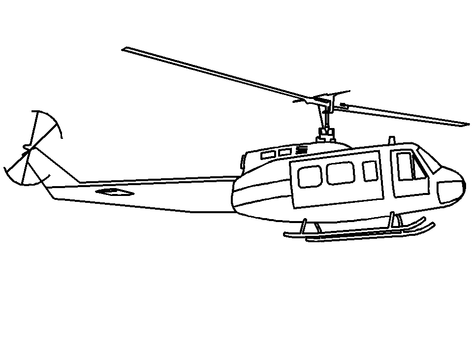 Malvorlage - Hubschrauber malvorlagen 4