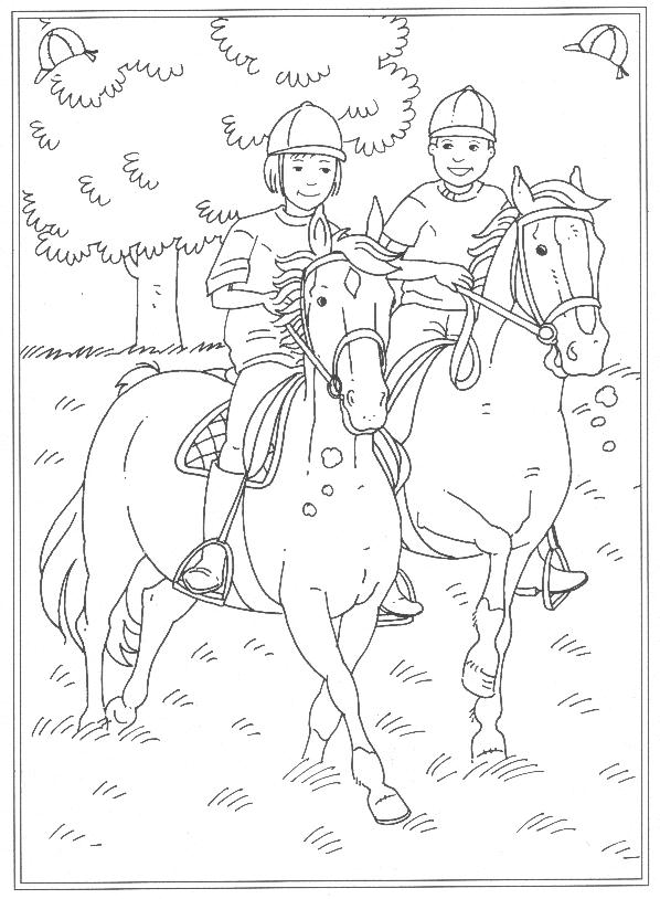 kleurplaat manege reitschule paard kleurboek conni animaatjes stables kostenlos malvorlagen1001 kiezen