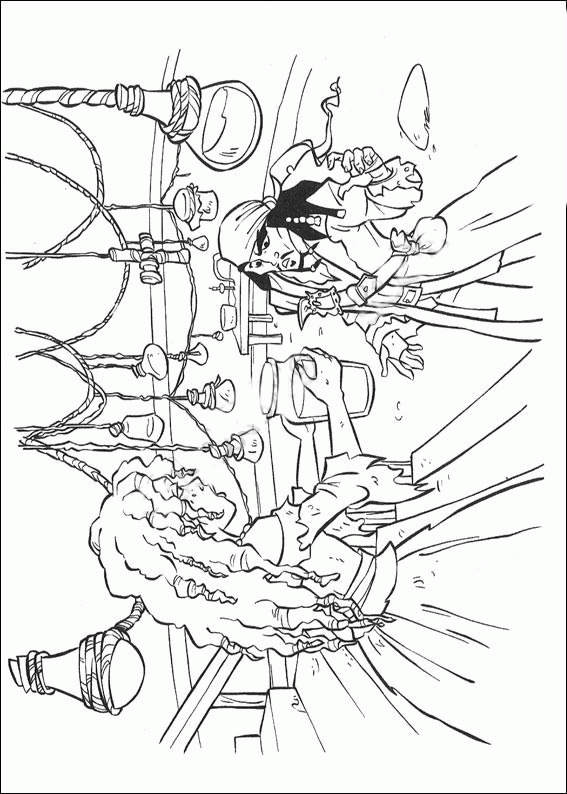 Malvorlage Animaatjes fluch der karibik 30