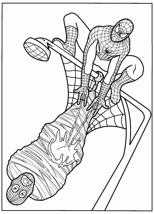 malvorlage  spiderman malvorlagen 47