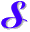 Anmutig blau alphabete