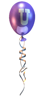 Ballon violett 2 alphabete