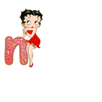 Betty boop 14 alphabete