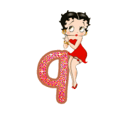 Betty boop 14 alphabete