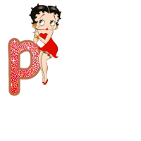 Betty boop 14 alphabete