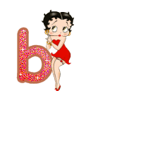 Betty boop 14 alphabete