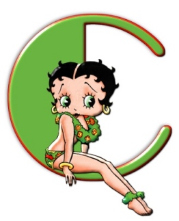 Betty boop 3 alphabete