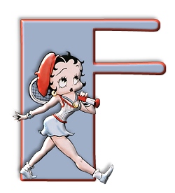 Betty boop 3 alphabete