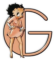 Betty boop 3 alphabete