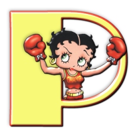 Betty boop 3 alphabete