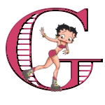 Betty boop 4 alphabete