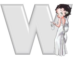 Betty boop 5 alphabete