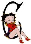 Betty boop 7 alphabete