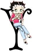 Betty boop 7 alphabete