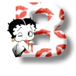 Betty boop kuss alphabete