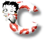 Betty boop kuss alphabete