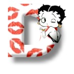 Betty boop kuss alphabete