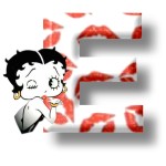 Betty boop kuss alphabete