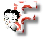 Betty boop kuss alphabete