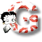 Betty boop kuss alphabete