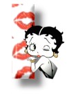 Betty boop kuss alphabete