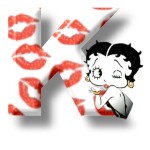 Betty boop kuss alphabete