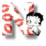 Betty boop kuss alphabete