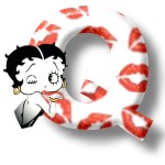 Betty boop kuss alphabete