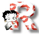 Betty boop kuss alphabete