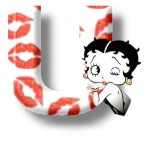 Betty boop kuss alphabete