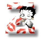 Betty boop kuss alphabete