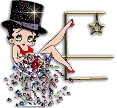 Betty boop transparent 2 alphabete