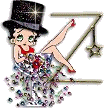 Betty boop transparent 2 alphabete