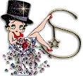 Betty boop transparent 2 alphabete