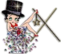 Betty boop transparent 2 alphabete