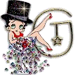 Betty boop transparent 2 alphabete