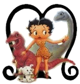 Betty boop transparent alphabete