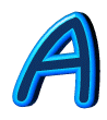 Blau alphabete