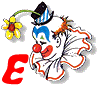 Clown transparent alphabete