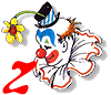 Clown transparent alphabete