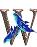 Delfin 2 transparent alphabete