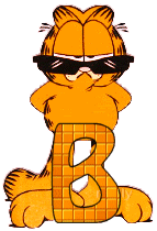 Garfield cool alphabete